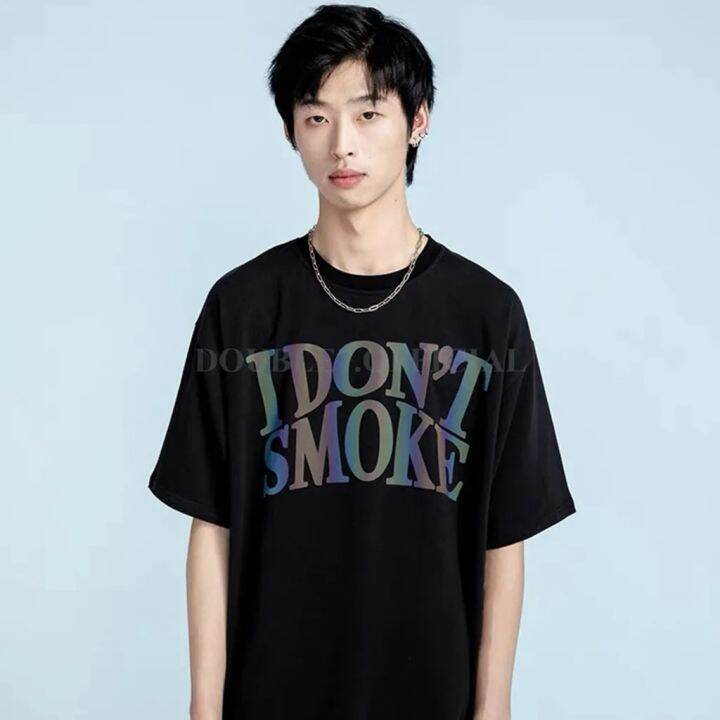 i-dont-smoke-donsmoke-colorful-reflective-logo-authentic-streetwear-unisex-tee-hot-selling