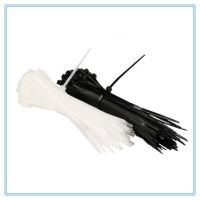 100PCS (Width 1.8mm ) 3 X 60/80/100/120/150/200mm White Black Milk Cable Wire Zip Ties Self Locking Nylon Cable Tie Cable Management