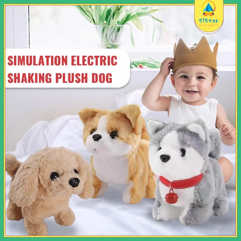Electric plush simulation smart dog barking walking toy electric