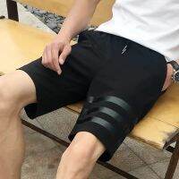 M-5XL กางเกงขาสั้น Mens Korean Sports Casual Shorts Men Fitness Running Shorts with Pockets