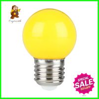 หลอด LED ปิงปอง HI-TEK HLLC00001Y 1 วัตต์ E27 สีเหลืองLED BALL LAMP HI-TEK HLLC00001Y 1W E27 YELLOW **สามารถออกใบกำกับภาษีได้ค่ะ**