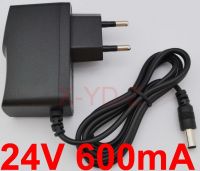 1ชิ้นคุณภาพสูง DC 24V โปรแกรมวงจรรวม600mA AC 100V-240V แปลงแหล่งจ่ายไฟสลับปลั๊กอียูดีซี5.5Mm X 2.1-2.5Mm