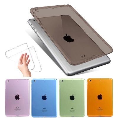 【DT】 hot  TPU Color Silicon Transparent Cover For Apple iPad Pro 11 2021 Mini 6 5 Air 4 3 2 1 10.9 9.7 inch For iPad Pro 10.5 10.2 7th 8th
