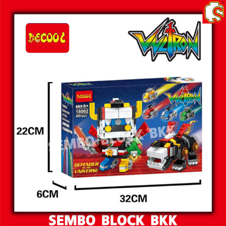 ชุดตัวต่อ-โวลตรอน-บริคเฮด-voltron-brick-head-decool18002-จำนวน-455-ชิ้น