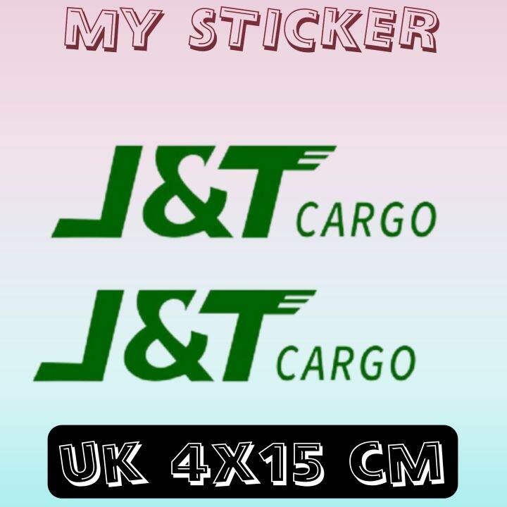 Cutting Sticker Ekspedisi Jnt Cargo Stiker Variasi Laptop Motor Mobil