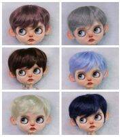 Qbaby BJD Doll Wig is Suitable For Blythe Size Doll Accessories Wig Toy High Temperature Silk Fashion Mens Handsome Short Hair