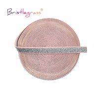 [Hot Sale] BRISTLEGRASS 2 5 10 Yard 3/8 Quot; 10Mm Metallic Glitter Elastics Spandex Bands Headband Shoulder TapeStrap Lingerie Sewing Trim