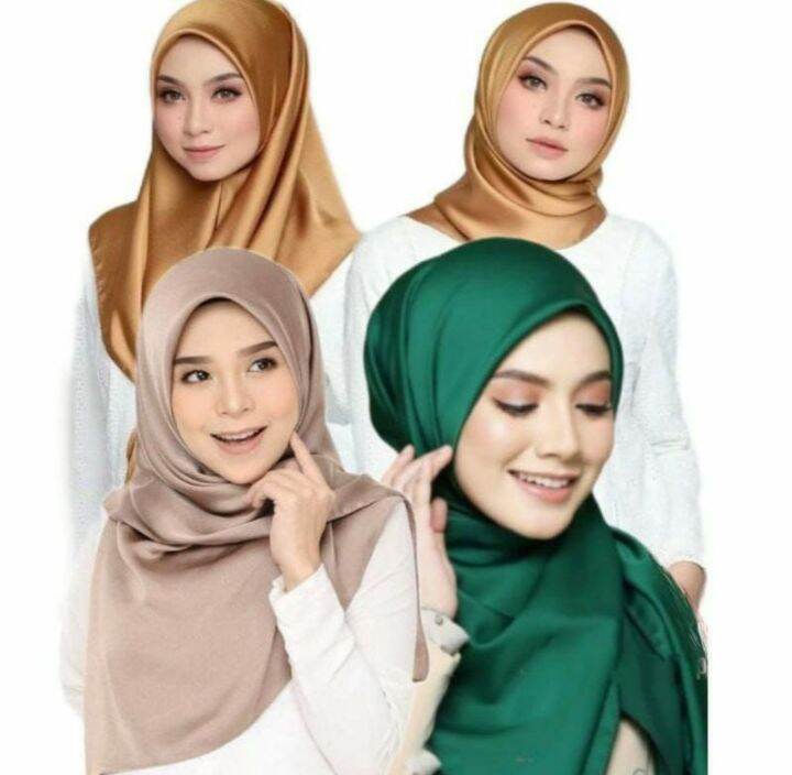 Trend Tudung Satin – Sesuai Untuk Setiap Hari