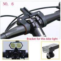 HOT★จักรยานที่วางไฟ Double-Hole Central จักรยาน Mount ไฟหน้ากลม Stand Rack MTB โคมไฟคลิป