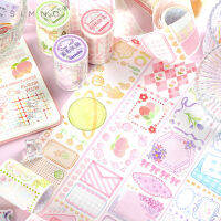 สีน้ำที่เรียบง่ายรูปแบบนักเรียนพื้นฐานบัญชีมือสติกเกอร์ตกแต่งกระดาษ Washi เทป