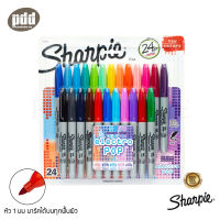 แพ็ค 24 ด้าม NEW Sharpie ชาร์ปี้ Electro Pop หัว 1.0 มม ปากกามาร์คเกอร์ชนิดเขียนติดถาวรทนทาน มี 24 สี - Set of 24 pcs. NEW Sharpie Electro Pop Fine Point 1.0 mm, Permanent Markers Original Colors  [เครื่องเขียน pendeedee]