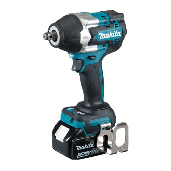 ของแท้-100-makita-ประแจไฟฟ้า-dtw700-มอเตอร์ไร้แปรงถ่าน-ประแจผลกระทบ-ประแจผลกระทบไฟฟ้าไร้สาย-มาพร้อมกับแบตเตอรี่ลิเธียม-18v-สองก้อน