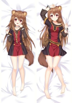 (หากกำหนดเองติดต่อเรา) อนิเมะการเพิ่มขึ้นของฮีโร่โล่ Raphtalia คอสเพลย์ Dakimakura ร่างกายของปลอกหมอนกอดปลอกหมอนตกแต่งเครื่องนอน (จู