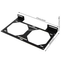 Fan Bracket 240 Radiator Mounting Bracket Water Cooler for 1214CM Fan Holder External Computer Case Heatsink Gadget Dropship