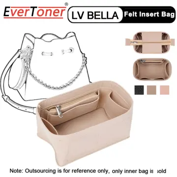 EverToner Suitable for LV NOE BB Bucket Bag Insert Bag NOE NM Inner Purse  Organizer Bag With Zipper Cosmetic Inside Bag