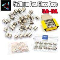 5x20mm Fast Glass Fuse Kit In Package 3.15A 3A 4A 5A 6A 6.3A 7A 8A /250V 5*20 Insurance Tube Package