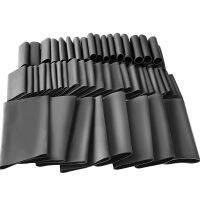 58 pcs 3:1 Dual Wall Adhesive Heat Shrink Tubing Kit  8 large Sizes (Diameter):  1-1/4 1  3/4  5/8  1/2  3/8  5/16  1/4 inch Cable Management