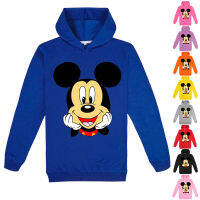 Mickeys เสื้อวอร์มเด็ก9สีแบบเกาหลี,เสื้อแขนยาวผ้าฝ้าย65% ฤดูใบไม้ผลิและฤดูใบไม้ร่วงเสื้อฮู้ดอนิเมะโพลีเอสเตอร์35% ไฟเบอร์เด็กหญิงเด็กชาย0000