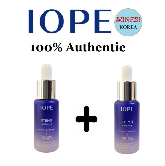 IOPE Stem III Ampoule 78.2 (10ml) 1+1 Korean Cosmetics Lazada PH