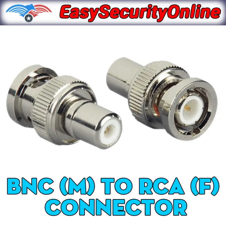 ZdyCGTime BNC Adapter Set - 10 Stück Schweißfreie BNC Auf Federklemmen Adapter Für CCTV Kameras