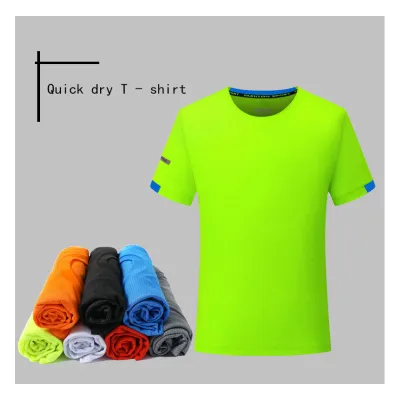 Men Running T-Shirts Quick Dry Compression Gym Fitness Jogging Sports Short Sleeve Tops Soccer Sportswear Male Jersey Breathable