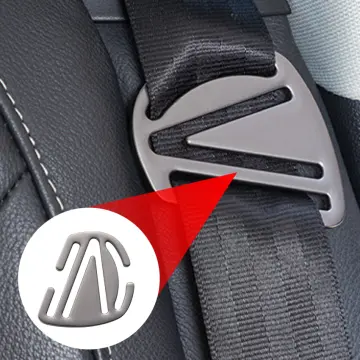 2PCS Car Safety Seat Belt Buckle Clip Seatbelt Stopper Adjuster Clip Seat  B-$v