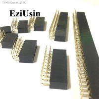 ♟♗ 2.54mm R/A Double Row Female 2 40P PCB Board Right angle Pin Header socket Connector Pinheader 2x/4/6/10/20/40Pin For Arduino