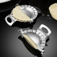 GUUE Manual Stainless Steel Dumpling Maker Tightly Pressed Lazy Dumplings Mold Kitchen Tools Anti-rust Jiaozi Mould DIY