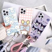 [On1ine 3C Digital} Sanrio กรณี Lanyard สำหรับ Samsung A21S A53 A12 A72 A13 A32 A33 A22 A23 A50 A71 A51 A52 A70 A73 A31 A40 A03 A02S A7 2018 A10ฝาครอบ