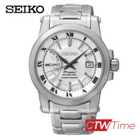 (ผ่อนชำระ สูงสุด 10 เดือน) Seiko Premier Kinetic Direct Drive นาฬิกาข้อมือผู้ชาย สายสแตนเลส รุ่น SRG007P1 (ราคาพิเศษทักแชท)