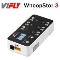 Viffly Whoopstor 3 V3 6พอร์ต1S แบตเตอรี่ LIPO Disr การจัดเก็บข้อมูลสำหรับ FPV Tinywhoop 4.2V 4.35V BT2.0 PH2.0