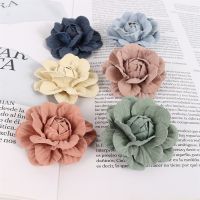 hot【cw】 10Pcs Artificial Eco-friendly Microfiber Flowers Wedding Garland Decorations Hair Corsage Accessories