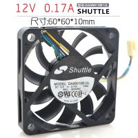 shuttle 6010 6cm DA06010B12L 12v 0.17a 4-wire PWM speed control/slim/fan