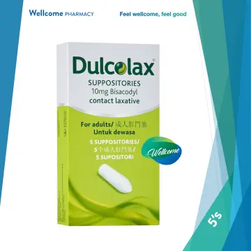 Dulcolax Bisacodyl 10 mg suppository Order Online