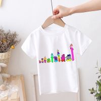 Numberblocks Kids Boys Girls T-shirt Kids Clothes Number Blocks Children Cartoon T Shirts Summer Casual Tops