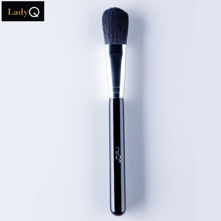 lady-q-lq-006-foundation-brush-แปรงลงรองพื้น-ช่างแต่งหน้ามืออาชีพไว้วางใจ-เลือกใช้-สีดำ