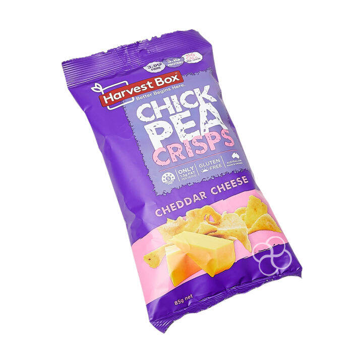 Harvest Box Cheddar Chickpea Crisps 85g Lazada PH