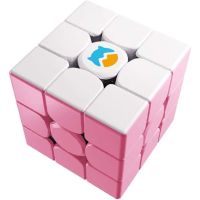 ○▲ Monster Go 3x3 Cloud Trainer Cube MG Cube Learning Series Puzzle Toy for Kids Beginners(Pink) Gift