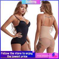 GUZHRNG กับถ้วย Bodysuit shapewear ไร้รอยต่อไร้รอยต่อ การควบคุมหน้าท้อง เทรนเนอร์เอว ชุดแกะสลักร่างกาย ร่างกายบีบอัด ชุดชั้นในกระชับสัดส่วน สำหรับผู้หญิง