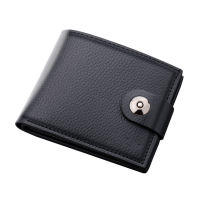 GDS Men S Magnetic Buckle Wallet ดีไซน์หลายชั้นสำหรับการเดินทาง