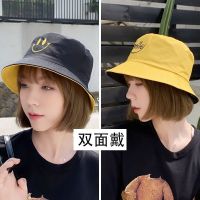 【Hot Sale】 Small daisy double-sided fisherman hat big head circumference womens spring and summer Korean version of the sun visor chrysanthemum thin section dust cap