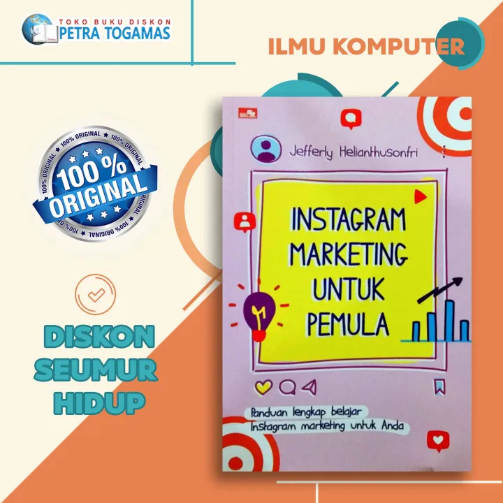 BUKU INSTAGRAM MARKETING UNTUK PEMULA // JEFFERLY HELIANTHUSONFRI ...