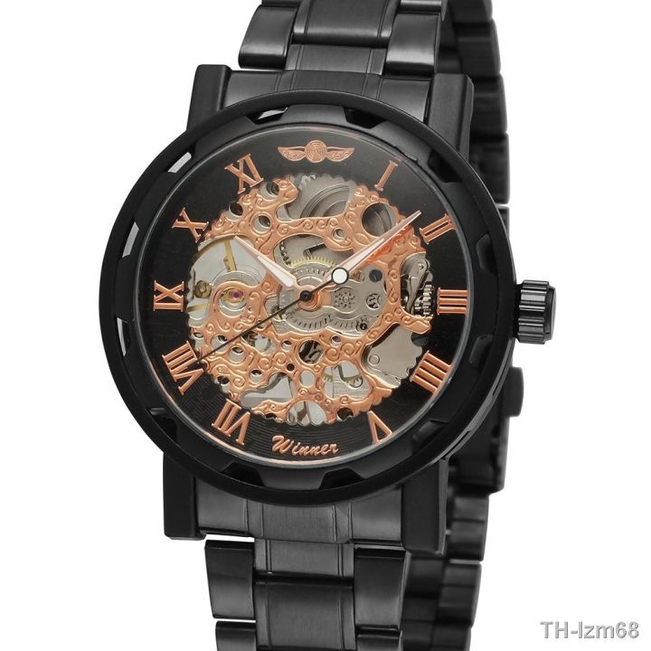 นาฬิกา-t-winner-winner-hollow-out-men-manual-mechanical-watch-male-manual-mechanical-steel-belt