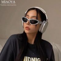 MIAOYA Fashion Jewelry Shop แว่นตากันแดดสไตล์พังก์สำหรับผู้หญิงแว่นตากลางแจ้งป้องกันรังสียูวีสำหรับผู้ชาย Y2K อุปกรณ์เสริมสำหรับคู่รัก