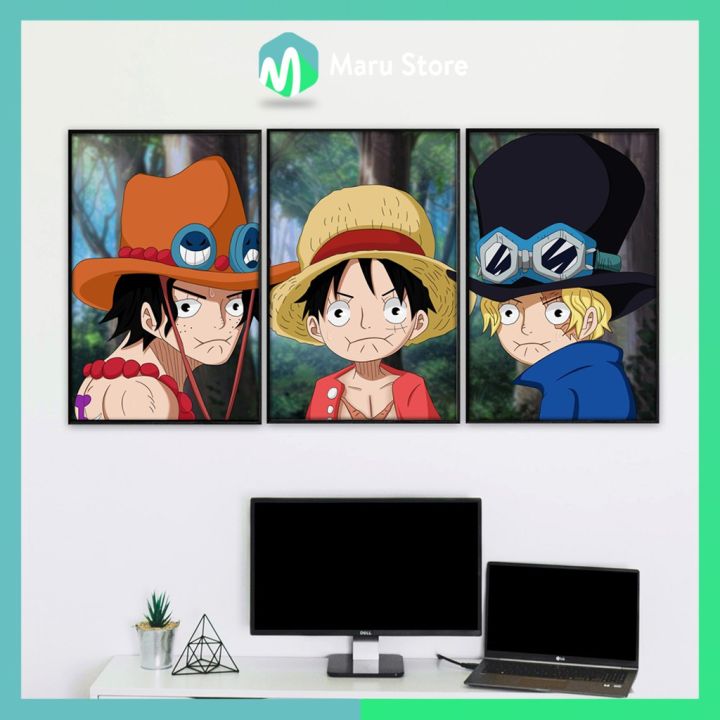Nếu bạn là fan của One Piece, tranh Three Brothers Luffy là điều không thể bỏ qua. Tình cảm thắm thiết của ba anh em Luffy, Ace và Sabo được thể hiện rõ ràng và sinh động trên mỗi bức tranh, mang đến cảm xúc khó tả trong lòng người yêu thích series.