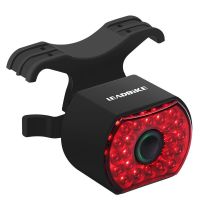 Futaihong mountain bike intelligent induction brake tail light flashing rechargeable night running light strong light waterproof riding