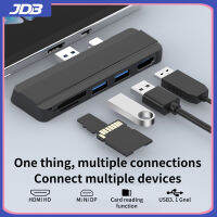 JDB USB HUB 3.0แท่นวางมือถือสำหรับ Microsoft Surface Pro, 4/5/6 USB 3.0พอร์ต HDMI,สนับสนุน SD/ที่อ่านทีเอฟรางช่องยูเอสบี