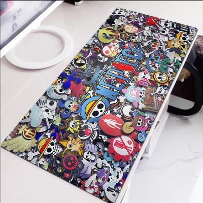 ✷ One Piece Gaming Pc Accessories Large Mousepad Extended Pad Mausepad Mouse Pads Gamer Keyboard Deskmat Non-slip Mat Mats Cabinet
