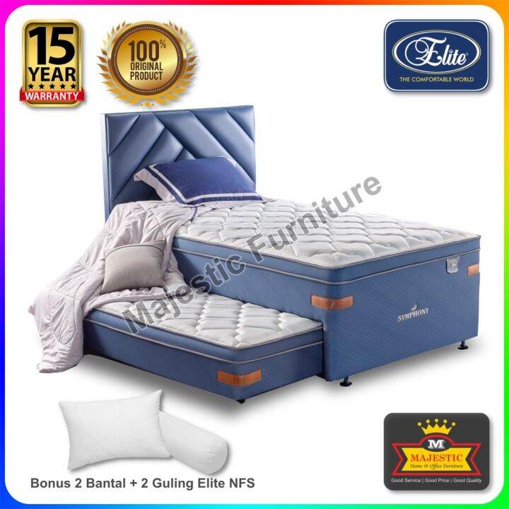 Set Spring Bed Elite 2in1 Symphony Latex Jogja Lazada Indonesia