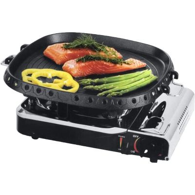 Square Nonstick Korean Grill Pan Barbecue Portable Hot Plate Stone Coating Household Outdoor Baking Tray